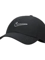 Nike Unisex Club Unstructured Swoosh Cap In Black