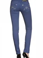 Miss Me Skinny Colored Denim In Cobalt In Blue