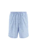 Givenchy Cotton Shorts In Blue