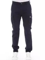 Baldinini Trend Chic Cargo Trousers For Men's Men In Blue