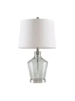 Home Outfitters Grey Table Lamp Set Of 2, Great For Bedroom, Living Room, Casual