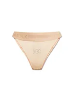 Diesel Ufpn Ebbyss D Logo Detailed Brief In Beige