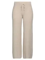 Compagnia Italiana Woman Pants Beige Size L Cotton, Polyamide