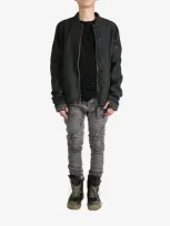 Boris Bidjan Saberi Distressed Effect Jacket In Black