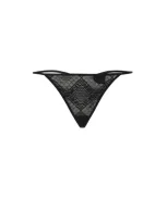 Diesel Ufst-d-string Thong In Black