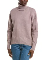 Femme Society Turtleneck Sweater In Grey