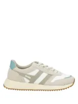 Gola Woman Sneakers Light Grey Size 7 Textile Fibers, Leather