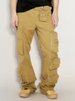 Lanvin X Future Drop 3 Utility Pockets Pants In Beige