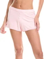 Morgan Lane Izzie Cashmere-blend Short In Pink