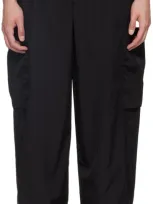 N.hoolywood Black Wide-leg Cargo Pants