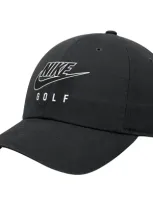 Nike Unisex Club Unstructured Golf Cap In Black