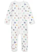 Polo Ralph Lauren X Riley Sheehey Baby Cotton Printed Coveralls In Multi