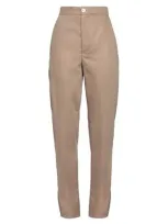 Setchu Woman Pants Camel Size 2 Wool, Mohair Wool In Beige