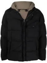 Ten C Survival Down Jacket In Black