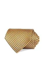 The Men's Store At Bloomingdale's Silk Woven Dot Classic Tie - Exclusive In Gold