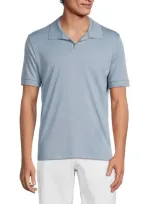 Theory Men's Malden Jc Atlas Solid Polo In Heron