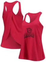 Boxercraft Red Lehigh Valley Ironpigs Charm Scoop Neck Racerback Tank Top