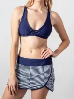 Krimson Klover Nalu Bikini Top In Indigo In Blue