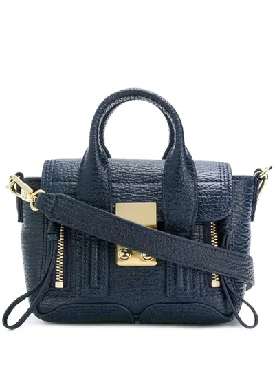 3.1 Phillip Lim Pashli Nano Satchel Bag In Blue