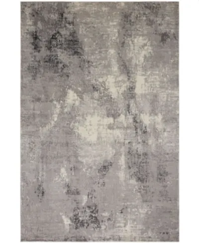 Sunbrella Modern Sm-02 Gray 8' X 10' Area Rug