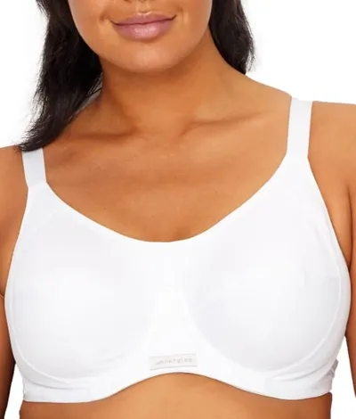 Elomi Energise High Impact Underwire Sports Bra In White