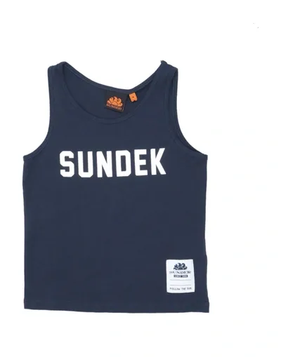 Sundek Kids' T-shirts In Blue