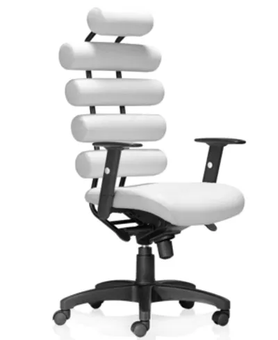 Zuo Unico Office Chair In White