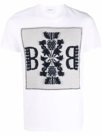 Barrie Logo-print Short-sleeved T-shirt In White