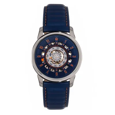 Reign Monterey Automatic Blue Dial Mens Watch Reirn6403 In Blue / Orange