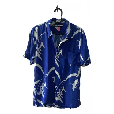 Pre-owned Double Rainbouu Silk Shirt In Blue