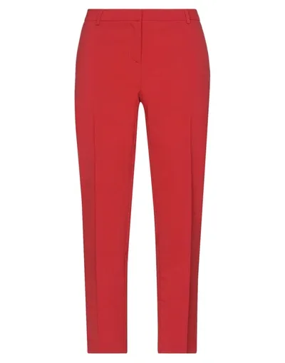 Semicouture Pants In Red