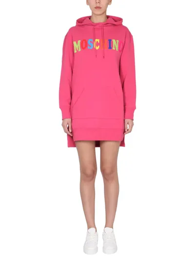 Moschino Womens Fuchsia Other Materials Dress