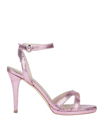 Rebel Queen By Liu •jo Sandals In Pink