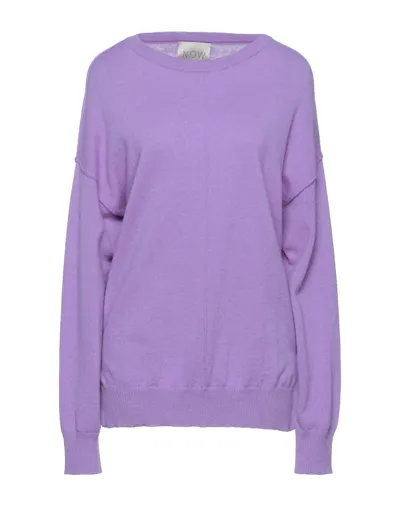 N.o.w. Andrea Rosati Cashmere Sweaters In Purple