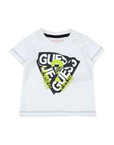 Guess Kids' T-shirts In White