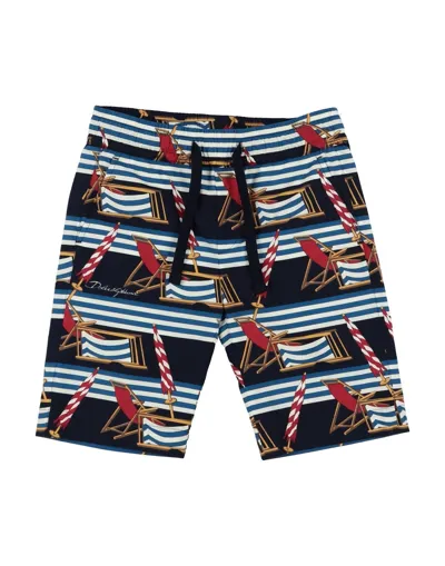 Dolce & Gabbana Kids'  Toddler Boy Shorts & Bermuda Shorts Midnight Blue Size 5 Cotton