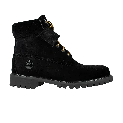 Pre-owned Off-white Timberland X Off White Velvet Boots 'black'