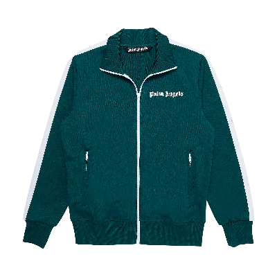 Pre-owned Palm Angels Classic Track Jacket 'green/white'