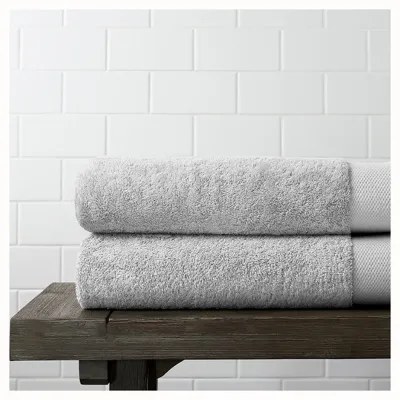 Boll & Branch Plush Bath In Pewter