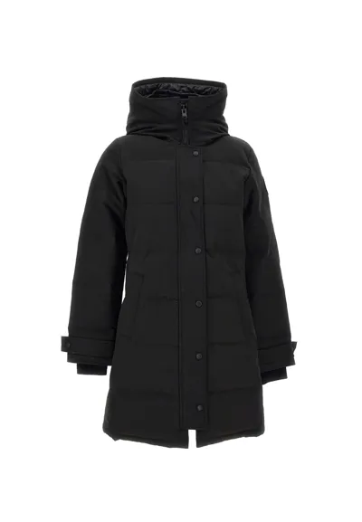 Canada Goose Shelbourne Reset Parka Coat In Black