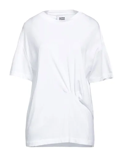 Alpha Studio T-shirts In White