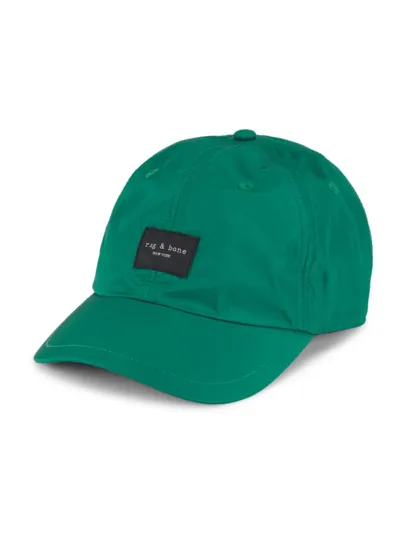 Rag & Bone Addison Baseball Cap In Green