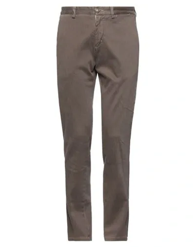 Martin Zelo Man Pants Brown Size 40 Cotton, Elastane