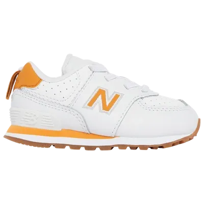 New Balance Kids' Boys  574 In Orange/white