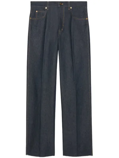 Gucci Wide-leg Jeans In Blue