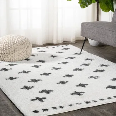 Jonathan Y Cristo Berber Geometric Shag Area Rug