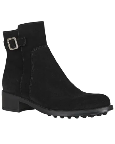 La Canadienne Shelby Suede Bootie In Black