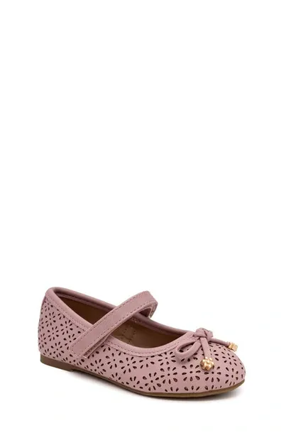 Sugar Kids' Laser Cut Mary Jane Flat In Rose