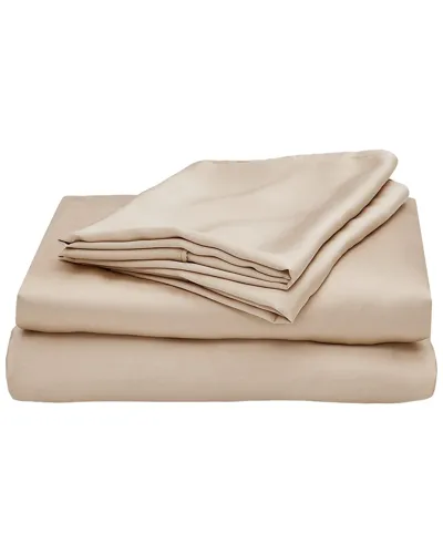 Ettitude Signature Sateen Sheet Set In Brown