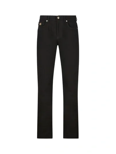 Versace Trousers In Black